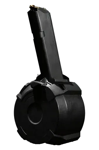 GGX 50 RND Drum Magazine render from WARDOGS