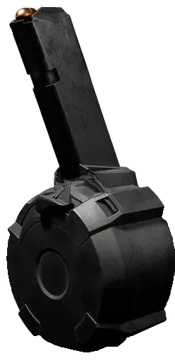 Super-45 40 RND Drum Magazine render from WARDOGS