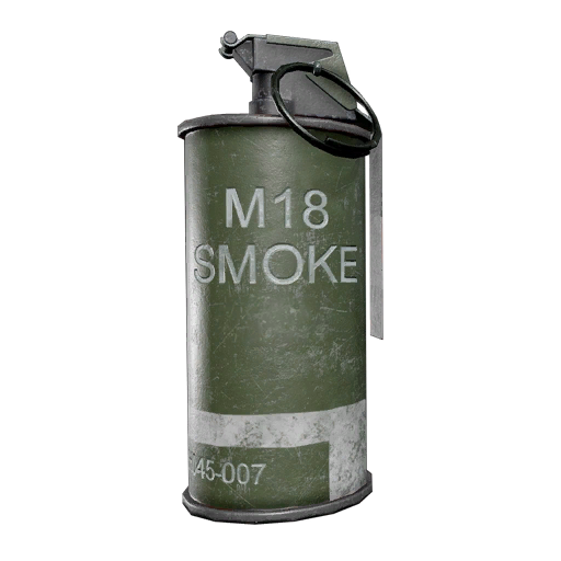 M18 Smoke Grenade: White render from WARDOGS