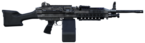 M249 Machine Gun render from WARDOGS
