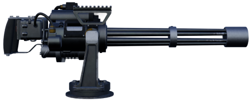 M134D Minigun render from WARDOGS
