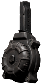 AMP-9 50 RND Drum Magazine render from WARDOGS