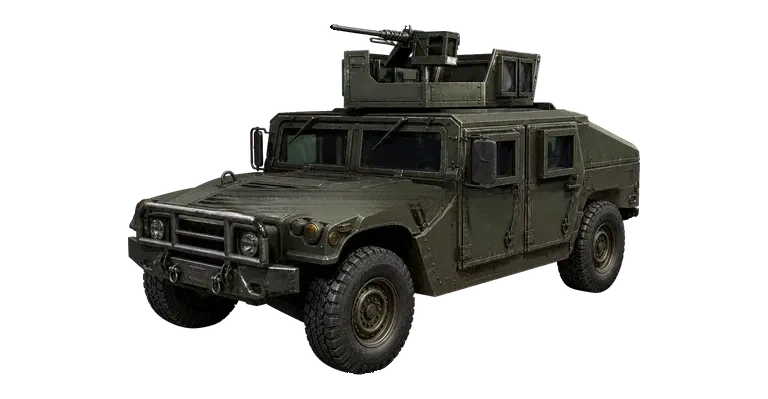 Humvee [M249] render from WARDOGS